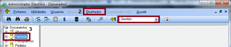 Cómo diseñar una factura en Gextor