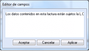 etiqueta factura gextor