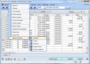 exportar diario gextor