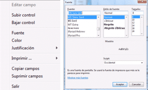 formatos factura gextor