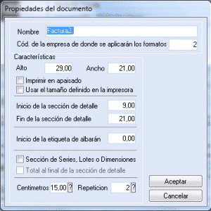 propiedades factura gextor