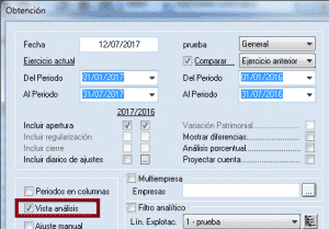 vista analisis gextor