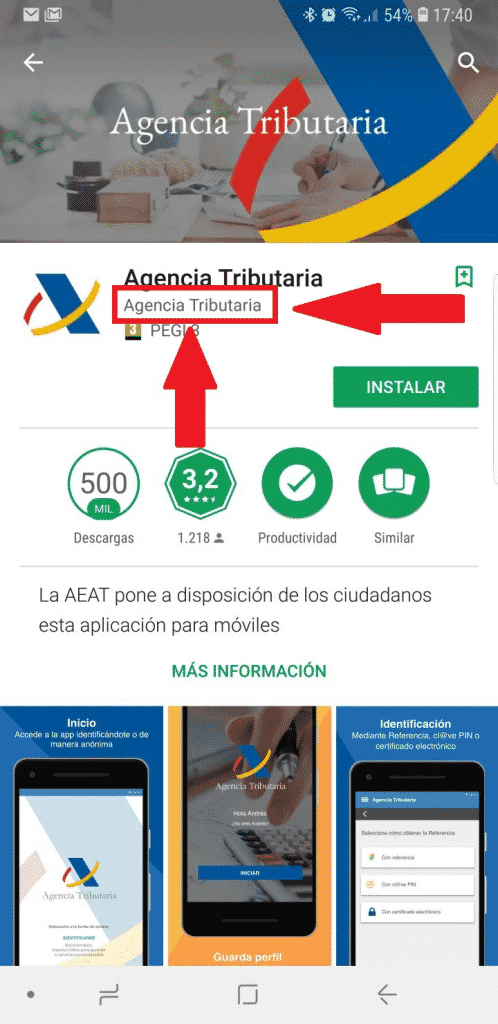 desarrollador app