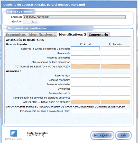 uentas Anuales con Gextor 5