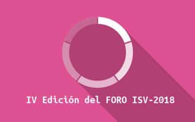 Foro ISV 2018:IV Encuentro del Desarrollador Nacional de Software