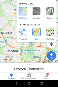 google maps aparcamient