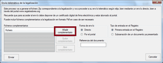 añadir ficheros complementarios legalia 2 insercion libros legalia 2 terminado
