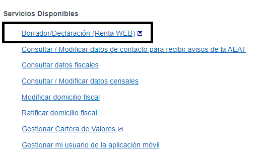 Servicios Disponibles Servicios Disponibles